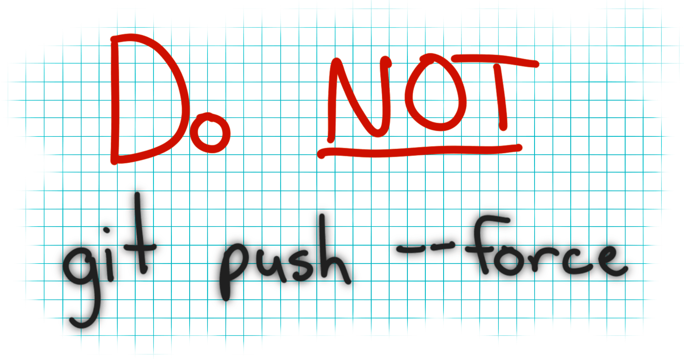 Don’t Git Push --force!